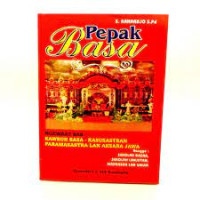 Image of pepak basa : ngewrat basa-kasusastran paramasastra lan aksara jawa